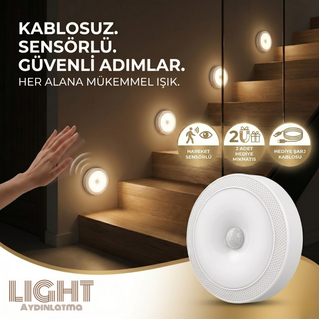 LİGHT SENSÖRLÜ LED IŞIK